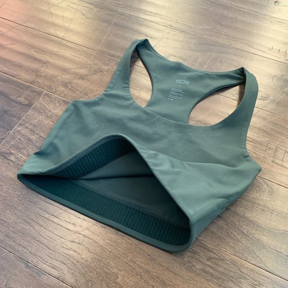 Girlfriend Collective Paloma Bra in Moss - Picture 5 of 6